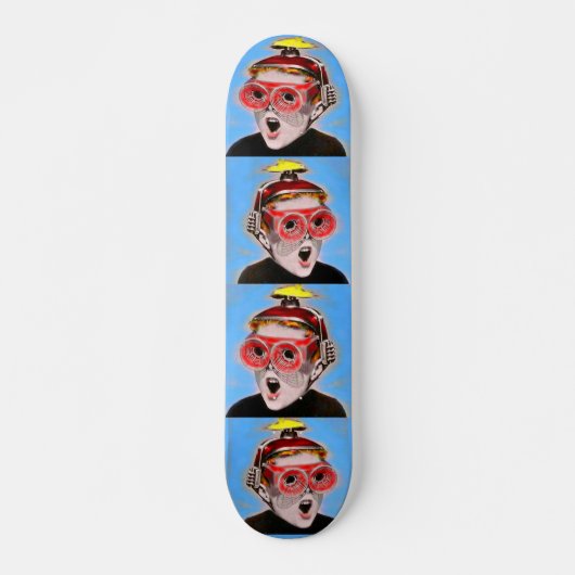 blik op de toekomst persoonlijk skateboard (Voorkant)