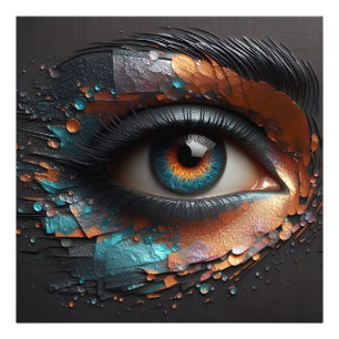 Blik op Elegantie - Magic Of The AI Foto Afdruk