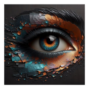 Blik op Elegantie - Magic Of The AI Perfect Poster