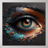 Blik op Elegantie - Magic Of The AI Poster (Voorkant)