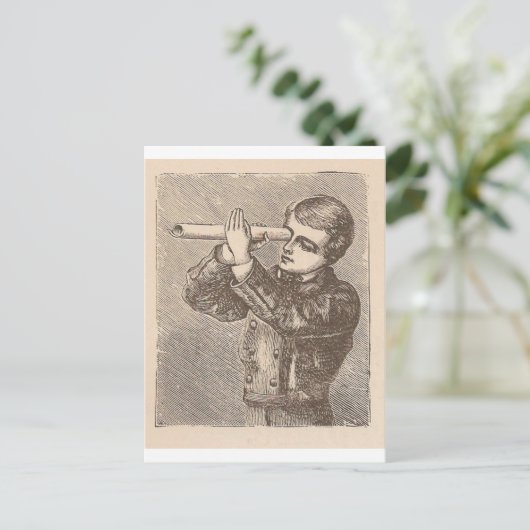 blik op sterren briefkaart (Staand voorkant)