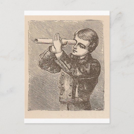 blik op sterren briefkaart (Voorkant)