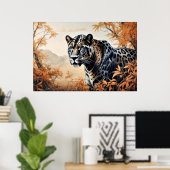 Blik van de Jungle Poster (Thuiskantoor)