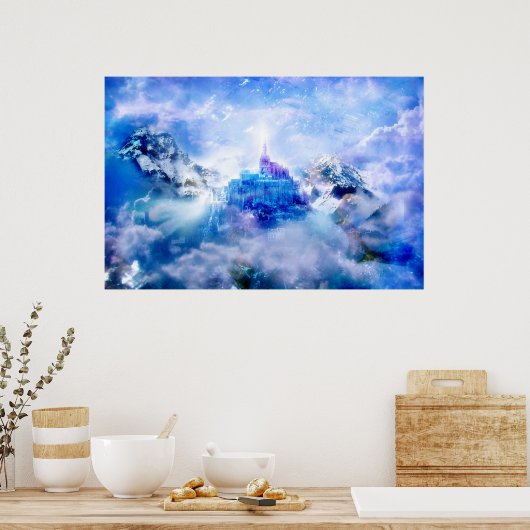 Blik van de New Jeruzalem Poster (Keuken)