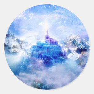 Blik van de New Jeruzalem Ronde Sticker