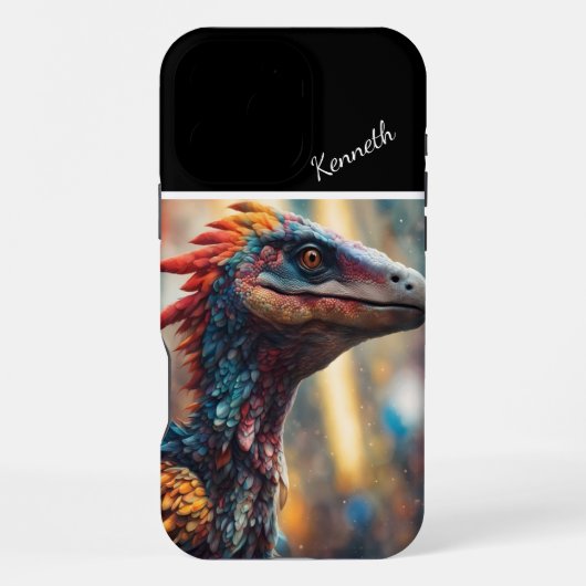 Blik van de Regenboogroofvogel iPhone Hoesje (Achterkant)