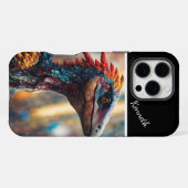 Blik van de Regenboogroofvogel iPhone Hoesje (Achterkant horizontaal)