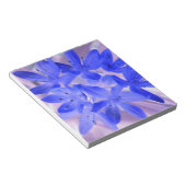 Blik van de Sneeuwschokkende blauwe laptop Notitieblok (Schuin)