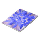 Blik van de Sneeuwschokkende blauwe laptop Notitieblok (Linkerzijde)