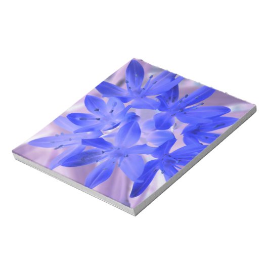 Blik van de Sneeuwschokkende blauwe laptop Notitieblok (Linkerzijde)