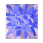 Blik van de Sneeuwschokkende blauwe laptop Notitieblok (Voorkant)