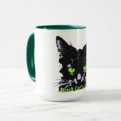 Blik van de Zwarte Kat Mok (Voorkant links)