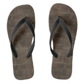 blik van leer teenslippers (Voetbed)