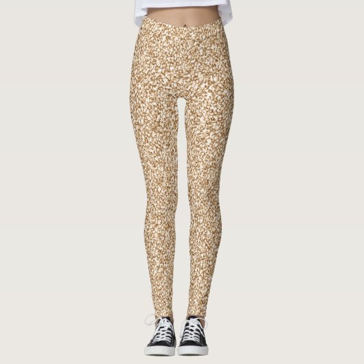 blik van Tan Glittery Leggings (Voorkant)