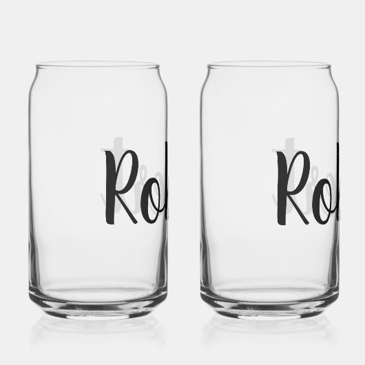 blikglas blikvorm glas (Voorkant)