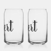 blikglas blikvorm glas (Achterkant)