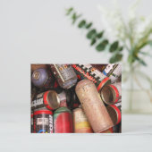 blikjes briefkaart (Staand voorkant)