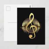 Blikjes - Goud Briefkaart (Voorkant / Achterkant)