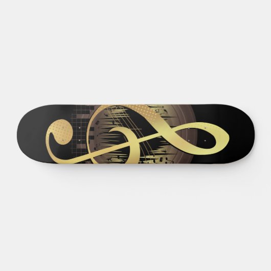Blikjes - Goud Persoonlijk Skateboard (Horizontaal)