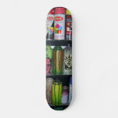 blikjes persoonlijk skateboard (Voorkant)