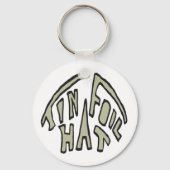 Blikken Folie Hoed Sleutelhanger (Achterkant)