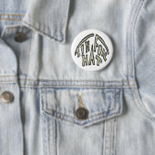 Blikken Hoed Ronde Button 5,7 Cm (In situ)