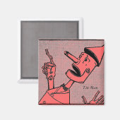 Blikken Man Magneet (Voorkant / Achterkant)