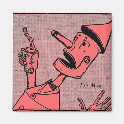 Blikken Man Magneet (Voorkant)