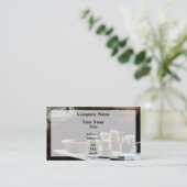 blikken met kleurrijke groenten visitekaartje (Staand voorkant)