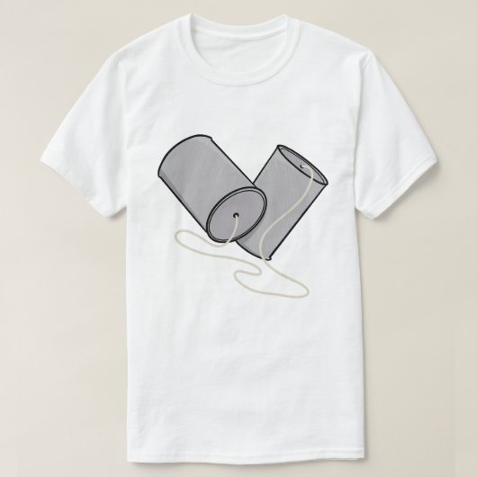 Blikken Telefoon Nostalgie T-shirt (Design voorkant)
