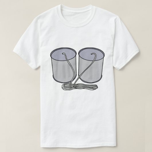 Blikken Telefoon T-shirt (Design voorkant)