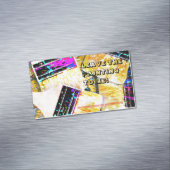 Blikken van gipend Visitekaartje Magnetisch Visitekaartje (Voorbeeld)