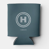 Blikkoeler | Modern Eenvoudig Monogram Blikjeskoeler (Voorkant)