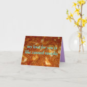 blikravioli romantisch kaart (Gele Bloem)