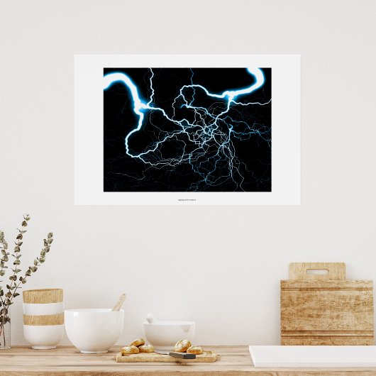 Bliksem 12 poster (Keuken)