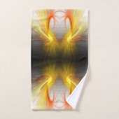 Bliksem abstract - fractal bad handdoek (Handdoek)