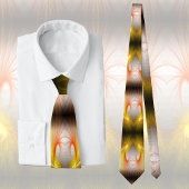 Bliksem abstract - fractal stropdas