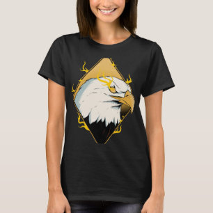 Bliksem Amerikaanse kale adelaar vogel watcher vog T-shirt