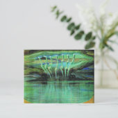 Bliksem, beroemd schilderij van Mikalojus Ciurlion Briefkaart (Staand voorkant)