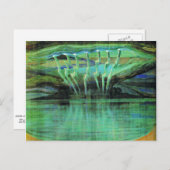 Bliksem, beroemd schilderij van Mikalojus Ciurlion Briefkaart (Voorkant / Achterkant)