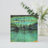 Bliksem, beroemd schilderij van Mikalojus Ciurlion Kaart (Staand voorkant)