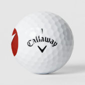 Bliksem, bout golfballen (Logo)