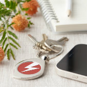 Bliksem, bout sleutelhanger (Zijkant)