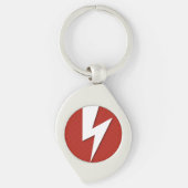 Bliksem, bout sleutelhanger (Voorkant)