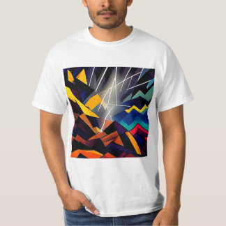 Bliksem boven Mountain Peaks 1 T-shirt
