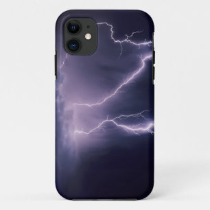 Bliksem boven Salt Lake Valley, Utah. Case-Mate iPhone Case