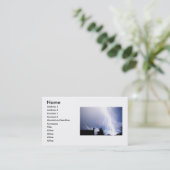 Bliksem Business Card Visitekaartje (Staand voorkant)