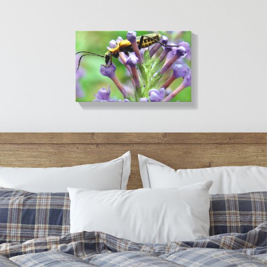 Bliksem! Canvas Afdruk (Insitu (Slaapkamer))