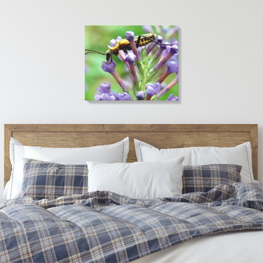 Bliksem! Canvas Afdruk (Insitu (Slaapkamer))
