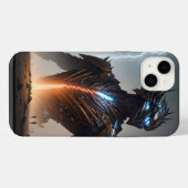 Bliksem Cyborg Krijger iPhone Hoesje (Achterkant horizontaal)